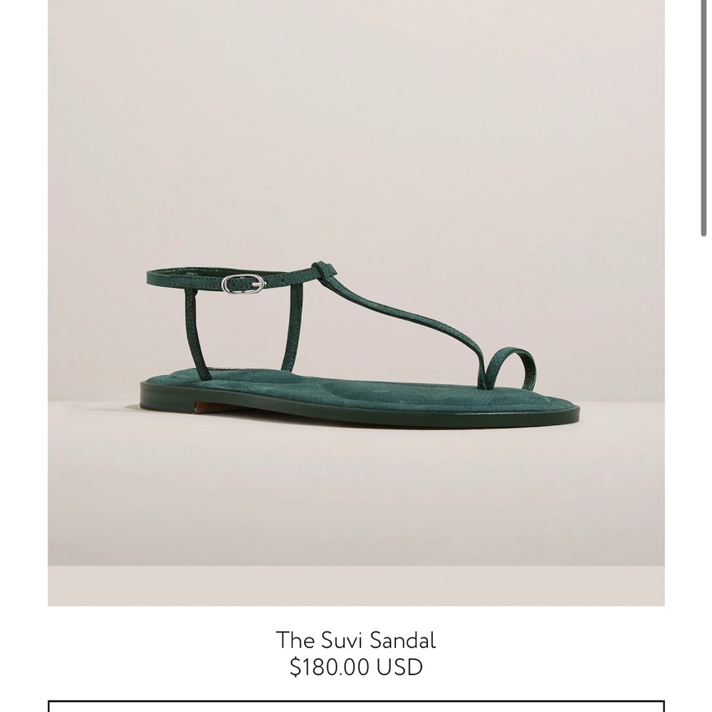 A Emery suede Suvi Sandals Sz 39